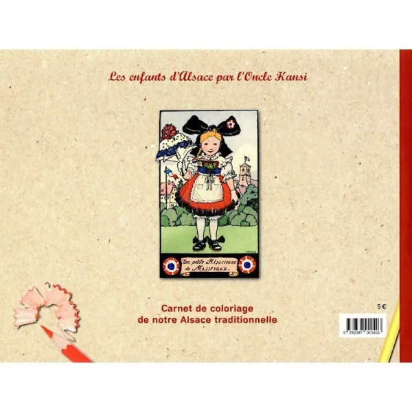 Illustrated Book Children of Alsace by Uncle Hansi