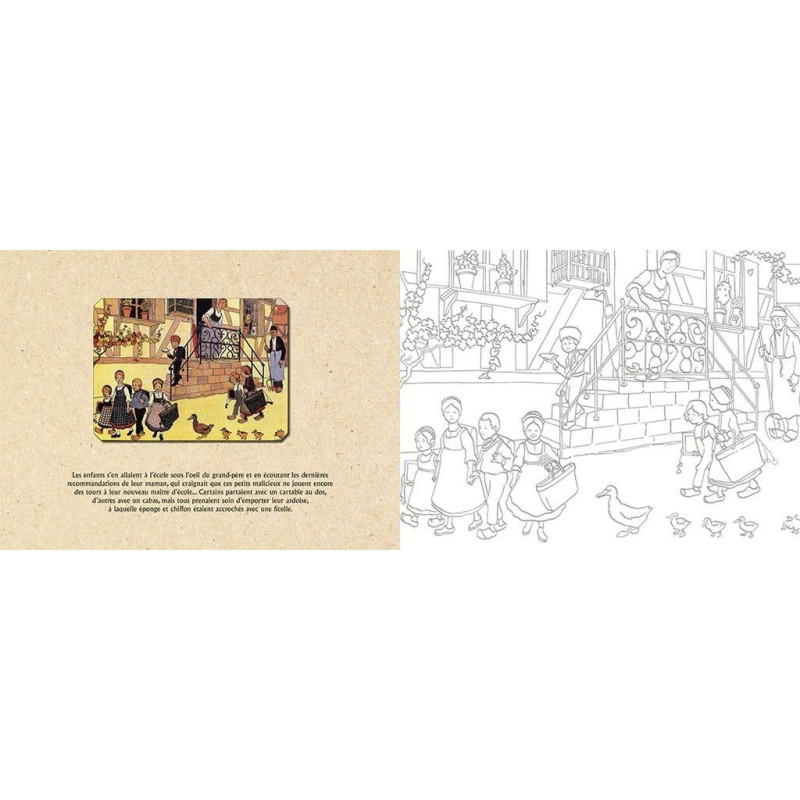 Livre Illustré Les Enfants d'Alsace par l'Oncle Hansi
