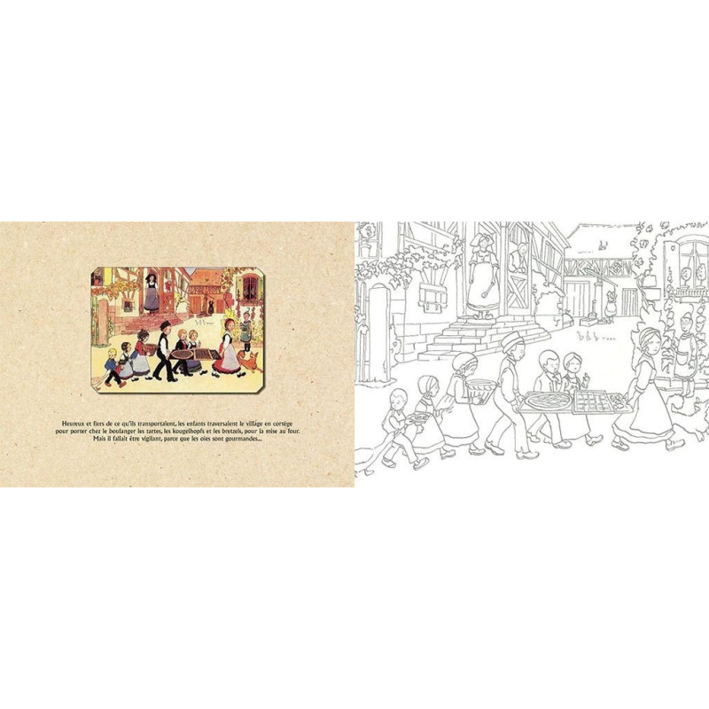 Livre Illustré Les Enfants d'Alsace par l'Oncle Hansi