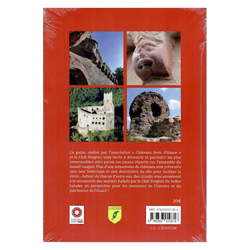 Illustriertes Buch Spaziergänge rund um die elsässischen Burgen
