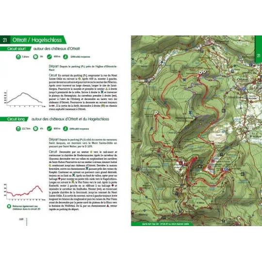 Livre Illustré Balades autour des Châteaux Forts Alsace
