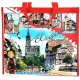 Sac Shopping plastifié décor Villages d'Alsace