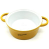 Yellow Ceramic Cooking Pot