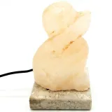 Himalayan Salt USB Lamp Sitting Dog