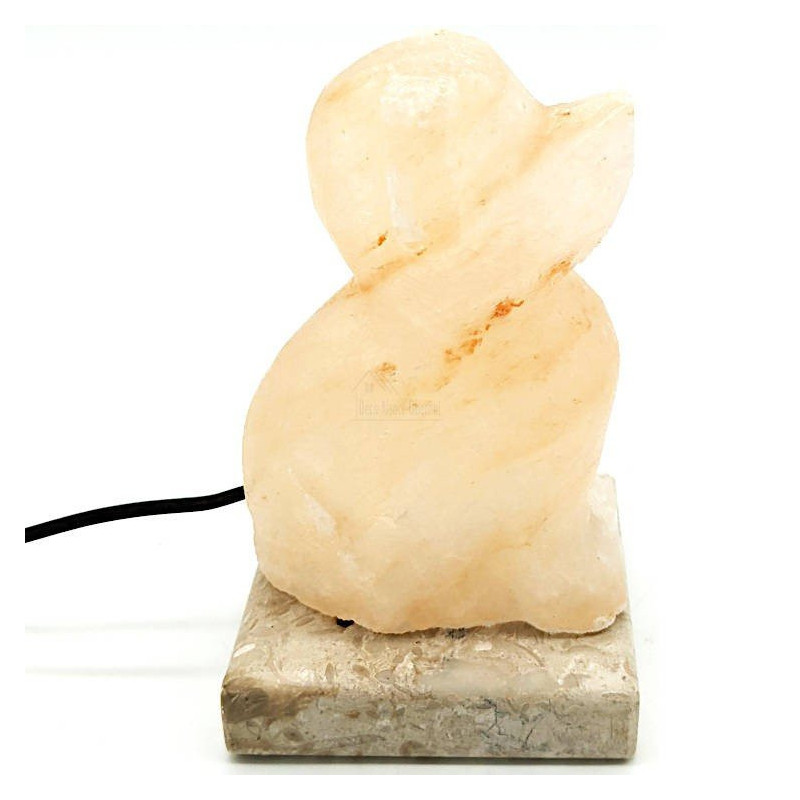Himalayan Salt USB Lamp Sitting Dog