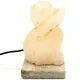 Lampe USB en Cristal de Sel de l’Himalaya Chien assis
