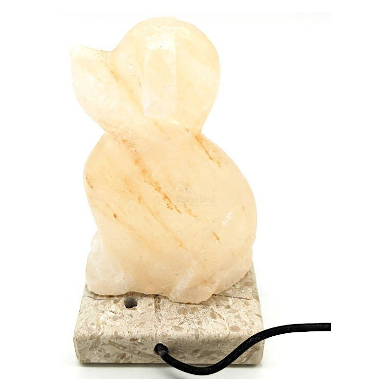 Himalayan Salt USB Lamp Sitting Dog