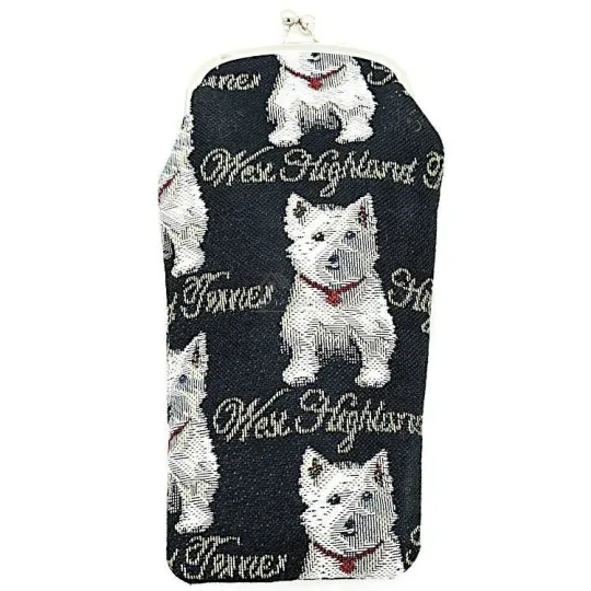 Étui à Lunettes motif Chien Westies
