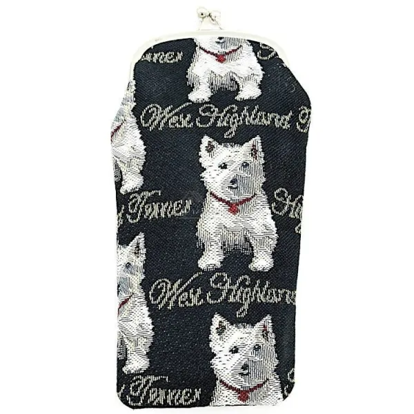 Étui à Lunettes motif Chien Westies