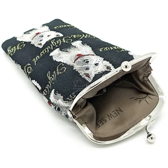 Brillenkoker motief Hond Westies