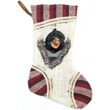 Red sock to hang with Alsace witch in relief