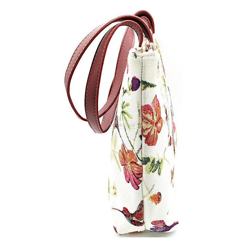 Handtasche mit Kolibri-Vogel-Motiv 35 cm