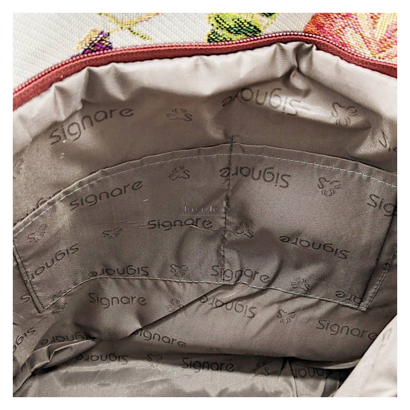 Handtasche mit Kolibri-Vogel-Motiv 35 cm