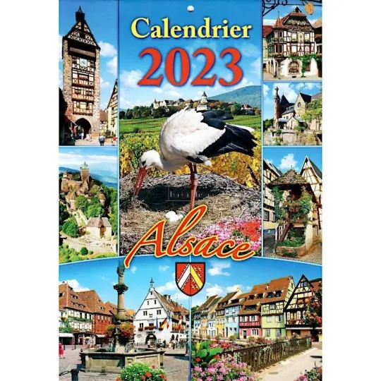 Calendrier les Villages d'Alsace 2023