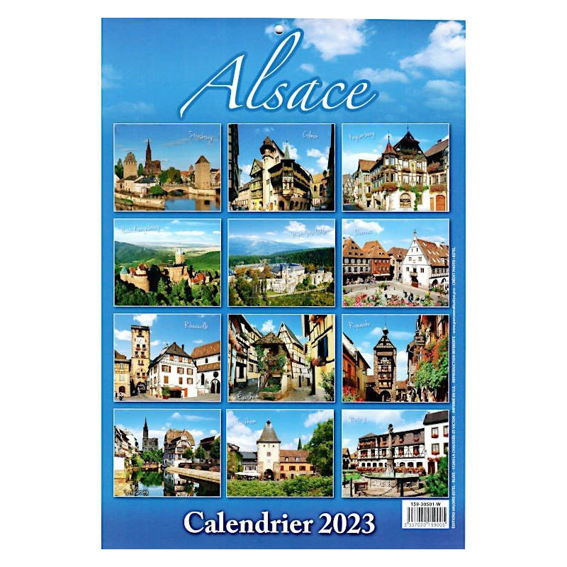 Kalender der elsässischen Dörfer 2023