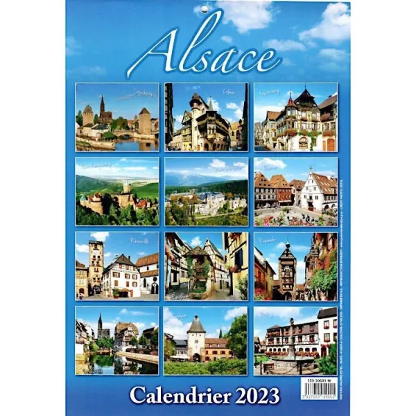 Calendrier les Villages d'Alsace 2023