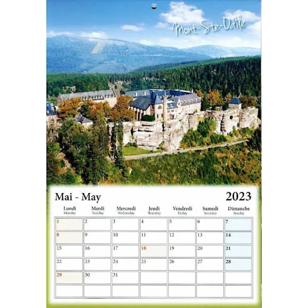 Calendrier les Villages d'Alsace 2023