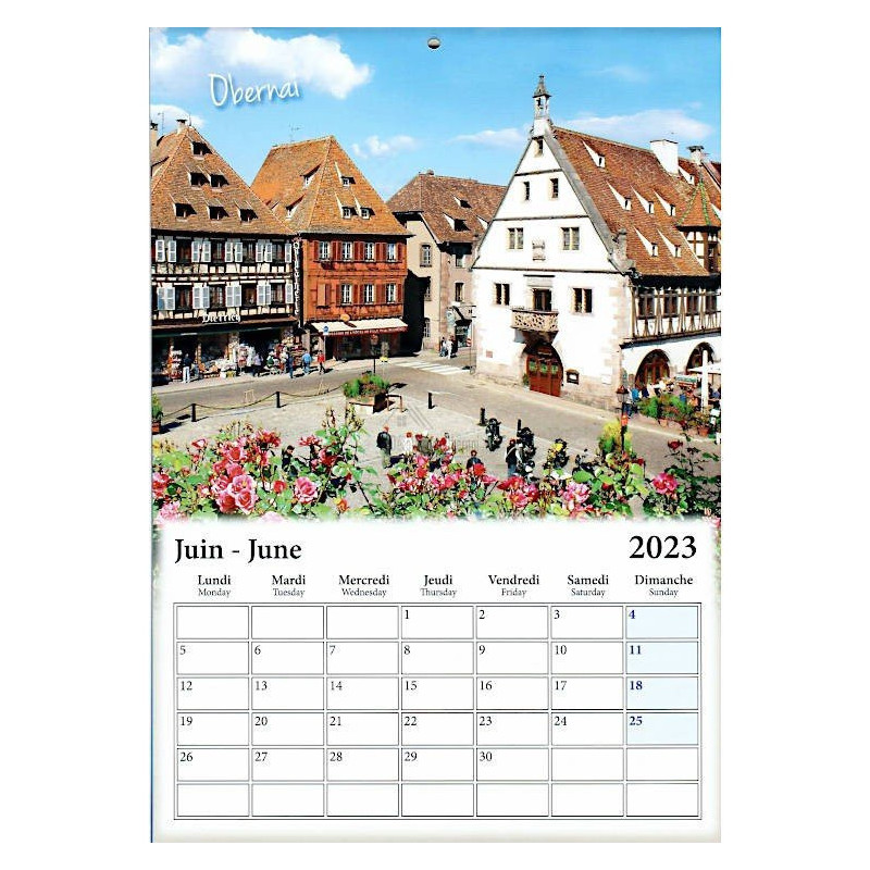 Kalender der elsässischen Dörfer 2023