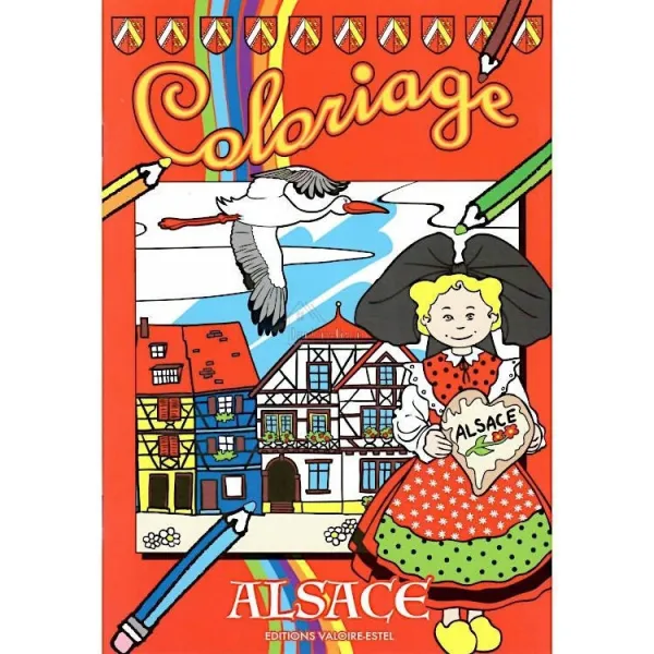 Cahier de Coloriage décors et Villages Alsaciens