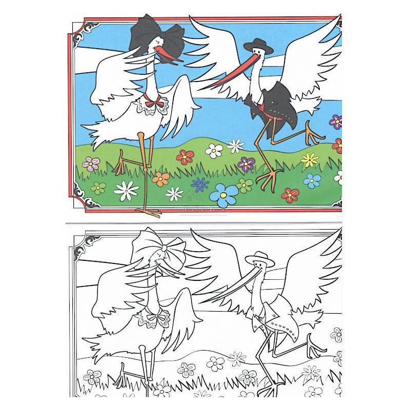 Cahier de Coloriage décors et Villages Alsaciens