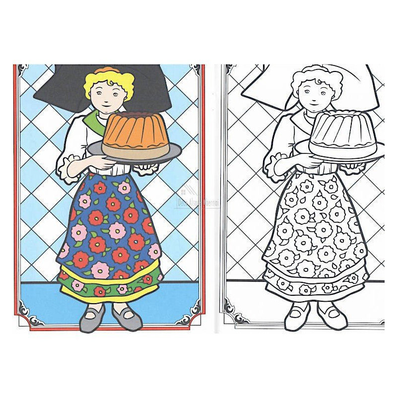 Cahier de Coloriage décors et Villages Alsaciens