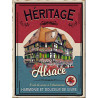 Dekorative Platte Vintage Elsass Harmonie und Süße des Lebens