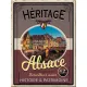 Plaque décorative Vintage Alsace Héritage Histoire et Patrimoine