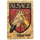 Magnet Décoratif en Liège Écusson Alsace Obernai