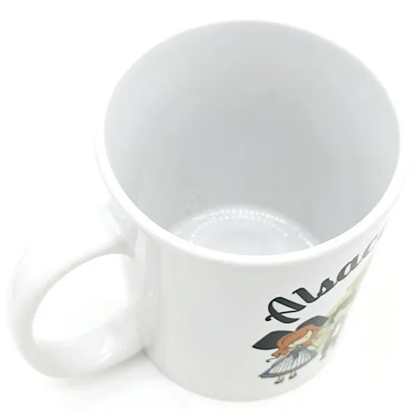 Ceramic Coffee Mug Alsace vineyards Obernai