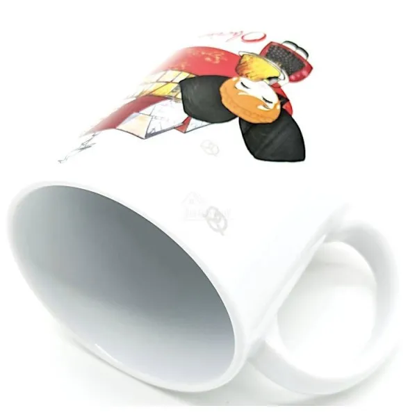 Mug à Café en Céramique Enfants Alsaciens Obernai