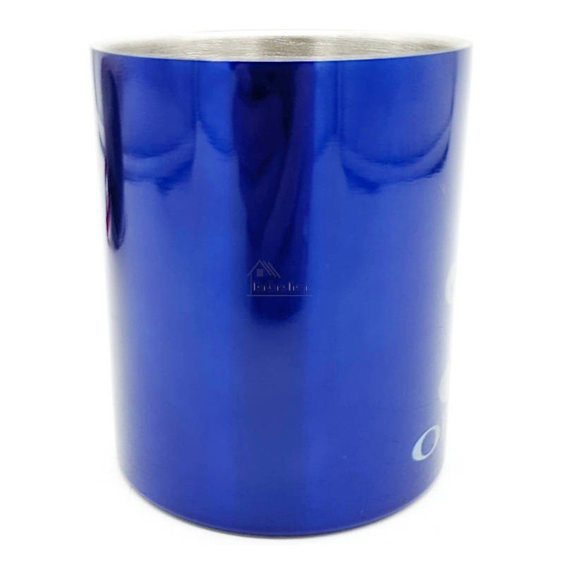 Mug en Inox Bleu Mannele Bretzel Mousqueton Obernai