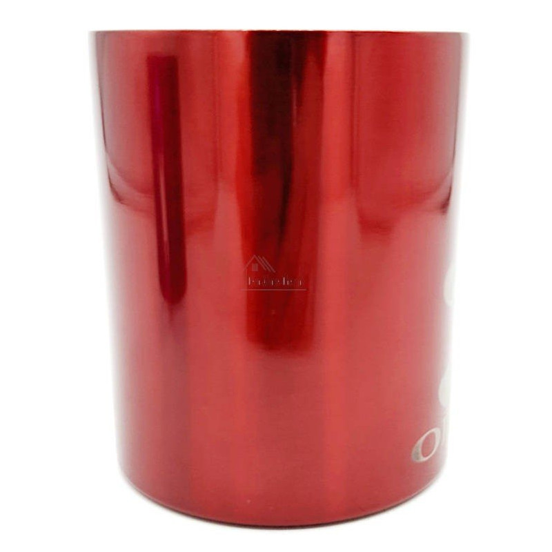 Mug en Inox Rouge Bretzel Mannele avec Mousqueton Obernai