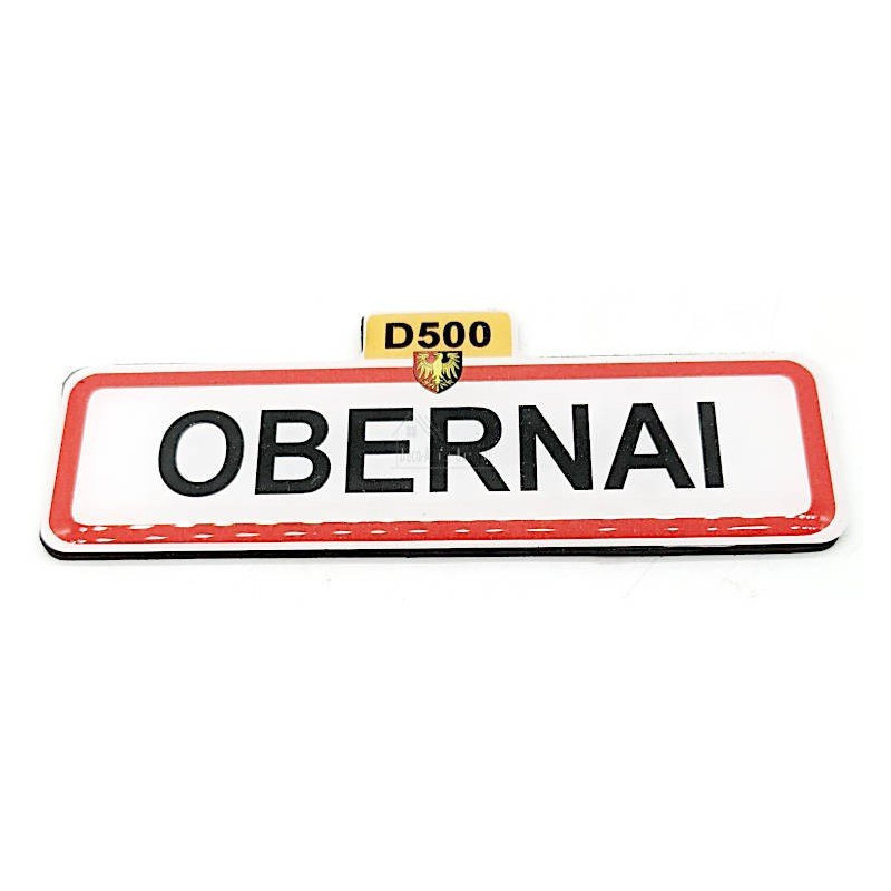 Decorative Magnet Obernai City Sign