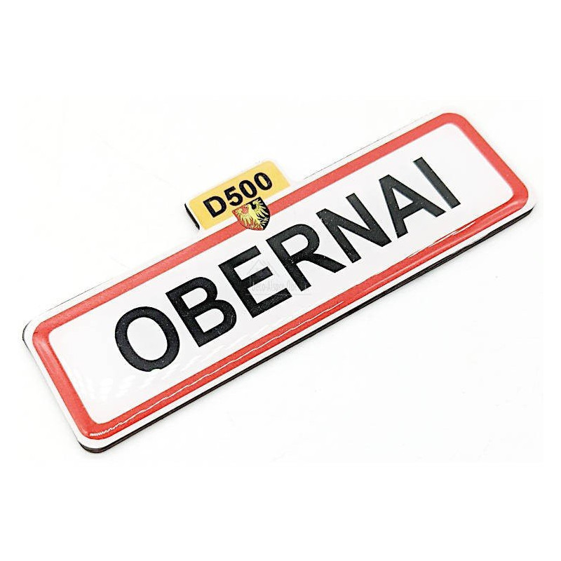 Decorative Magnet Obernai City Sign