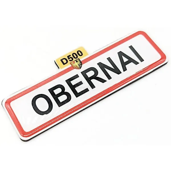 Decorative Magnet Obernai City Sign
