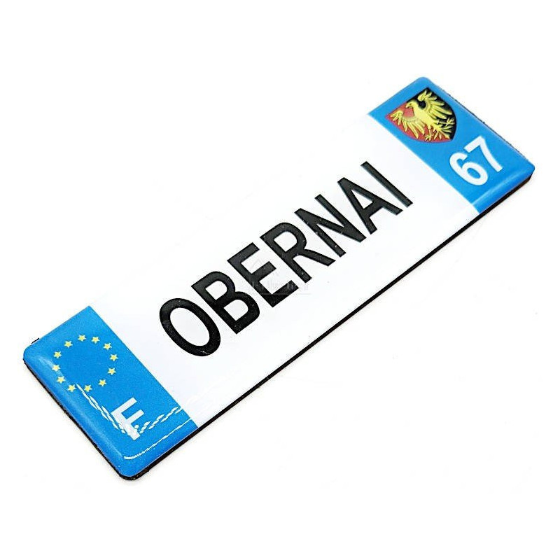 Dekorativer Magnet für das Ortsschild Obernai