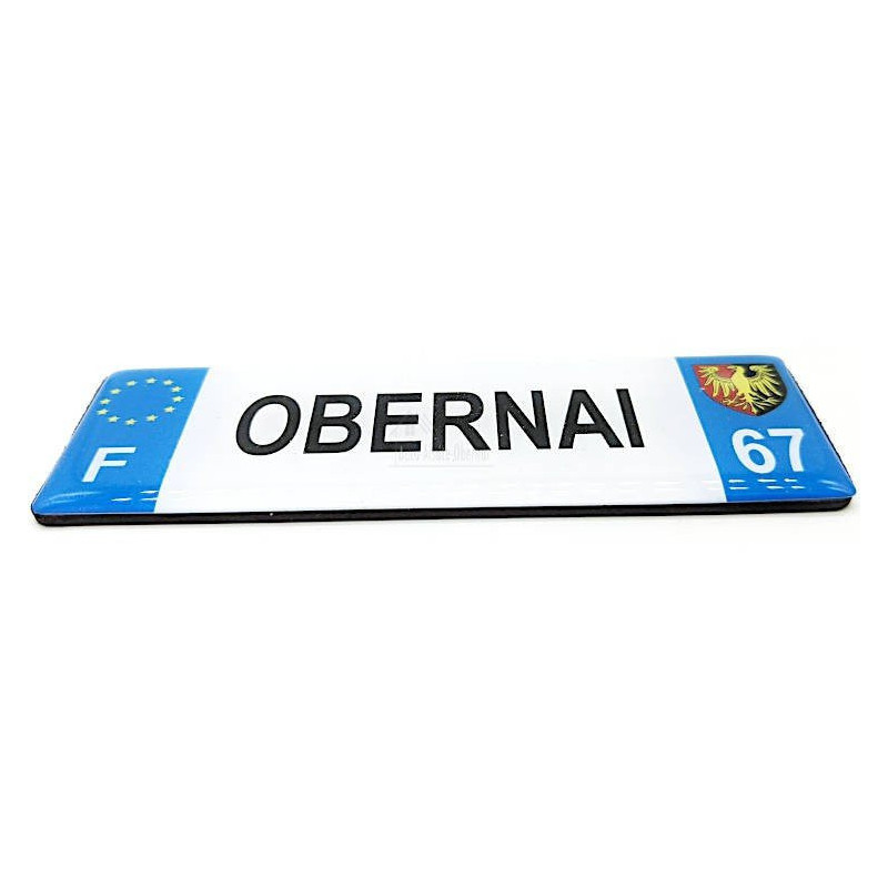 Magnet Décoratif Plaque de Signalisation Obernai