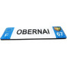 Decorative Magnet Obernai Signage Plate