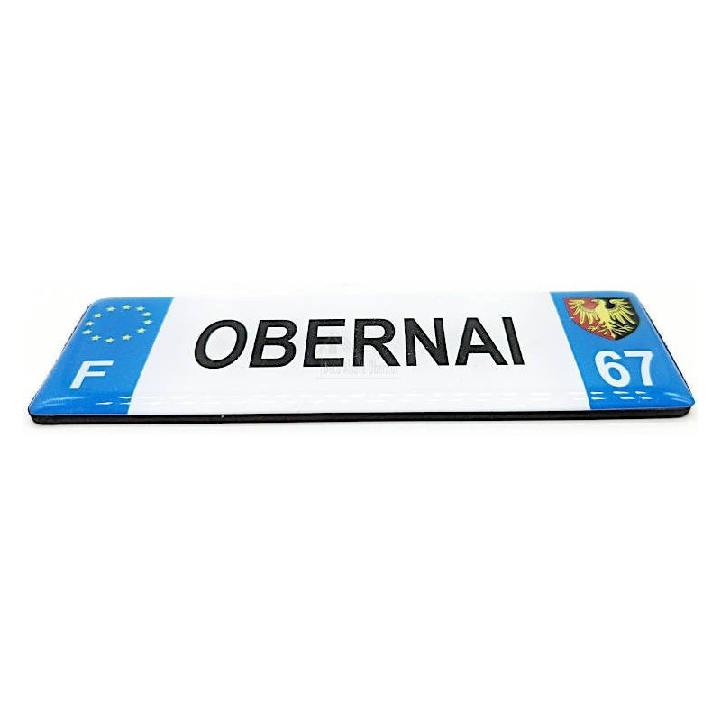 Magnet Décoratif Plaque de Signalisation Obernai
