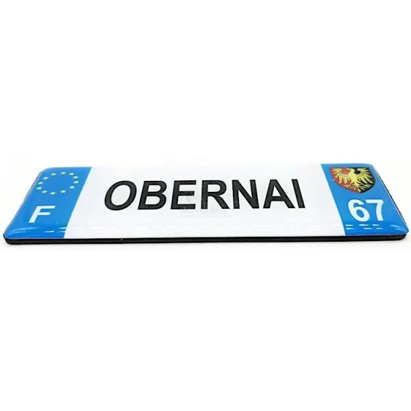 Magnet Décoratif Plaque de Signalisation Obernai