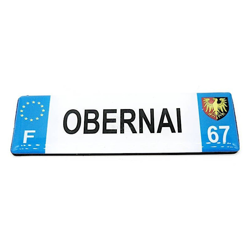 Magnet Décoratif Plaque de Signalisation Obernai