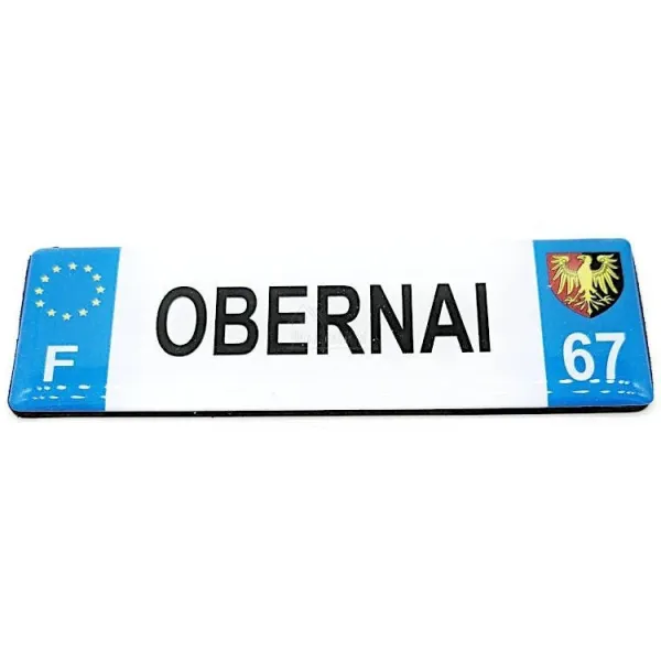 Dekorativer Magnet für das Ortsschild Obernai