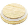 Keramiktopf Deckel Holz Dekor Mannele Bretzel Obernai
