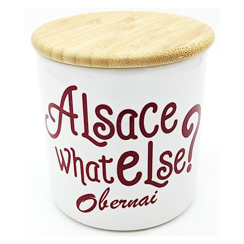 Pot en Céramique Couvercle Bois Alsace What Else Obernai
