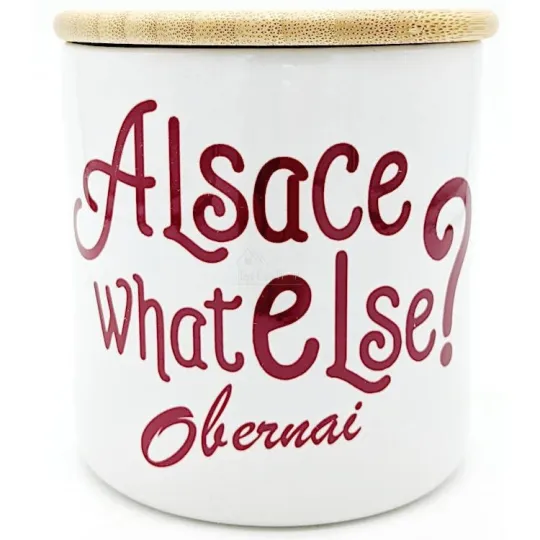 Pot en Céramique Couvercle Bois Alsace What Else Obernai