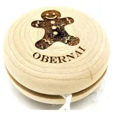 Yoyo en Bois Naturel gravé Mannele et Obernai