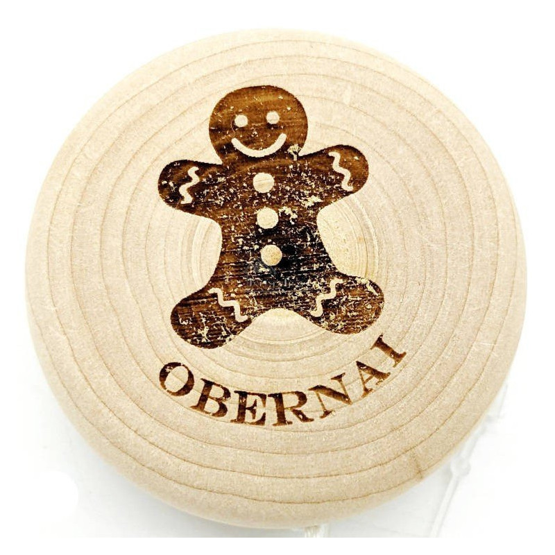 Yoyo en Bois Naturel gravé Mannele et Obernai