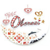 Round Trivet decorated with Bretzel and Obernai