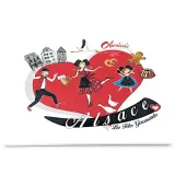 Dessous de Plat carré les Fêtes Gourmandes Coeurs d'Obernai