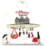 Platter Coaster decorated with wine festival Obernai